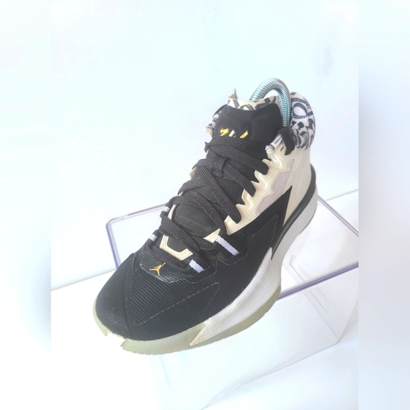 Nike Jordan Gen Zion 1 GS Black White Basketball Shoes DA3131-002 kids Size 4Y - Picture 4 of 8